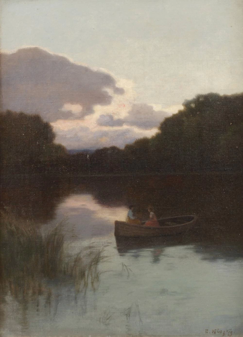 Eduard Niczky - Sera al lago